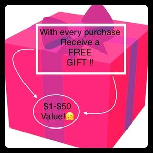 Free gift with every purchase!! 🎁🎁🎁🎁🎁🎁
